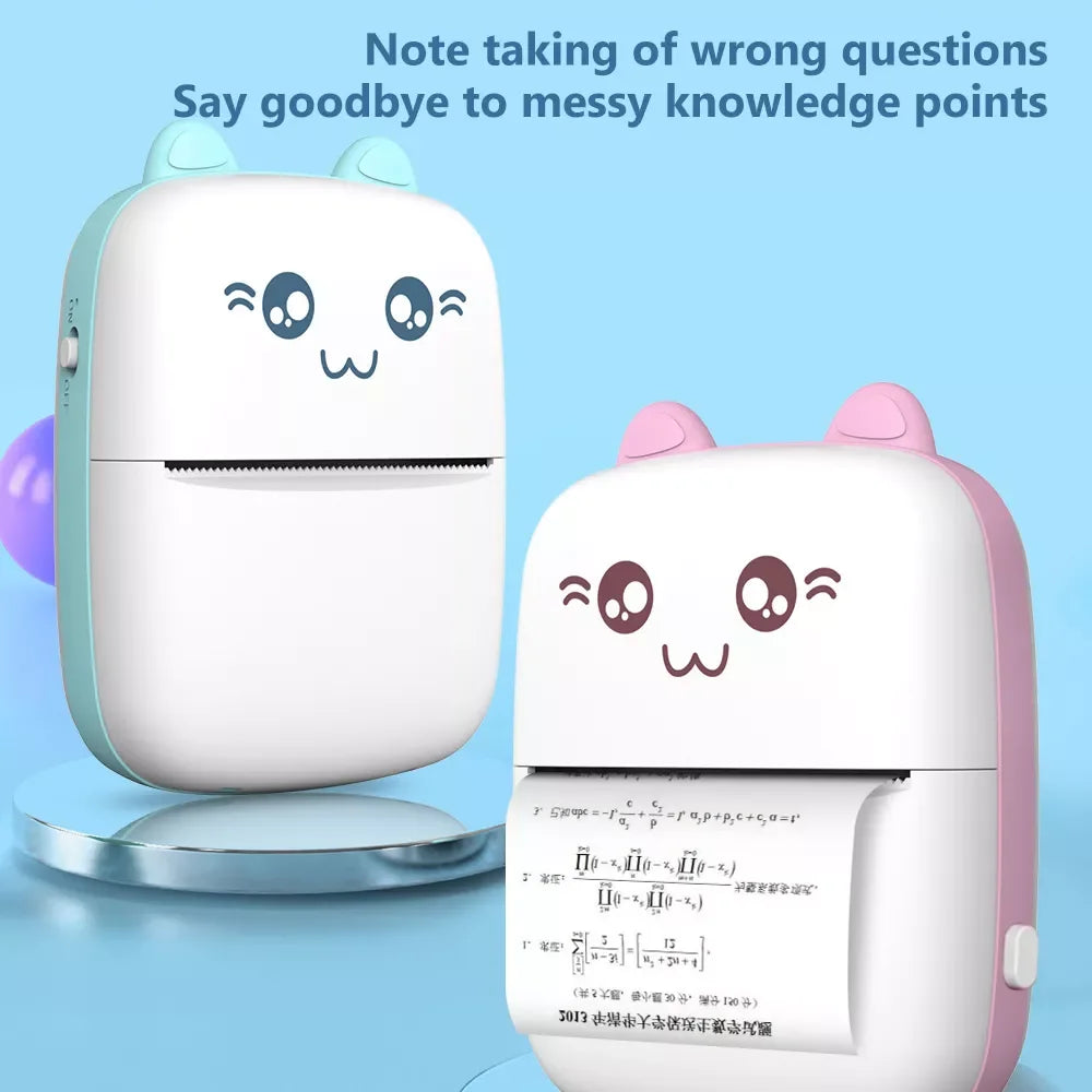 Mini Thermal Printer Paper - Colorful Self-Adhesive 57mm Label Stickers for Bluetooth Inkless Photo Printer