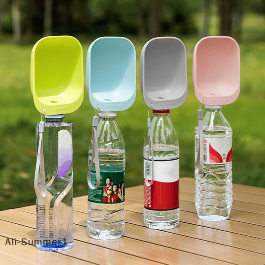 【E】Pet Travel Water Bottle Portable Pet Dog Water Bottle Dog Cat Outdoor Water Dispenser Water Bottle Pet Supplies