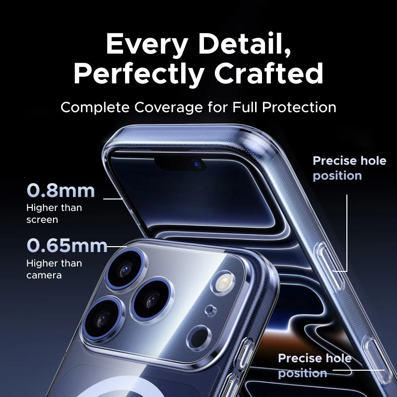 UGREEN Magnetic Case for iPhone 17 Pro Max Case Shockproof Cover for iPhone 17 Pro Max Plus 17pro Macsafe TPU Cases