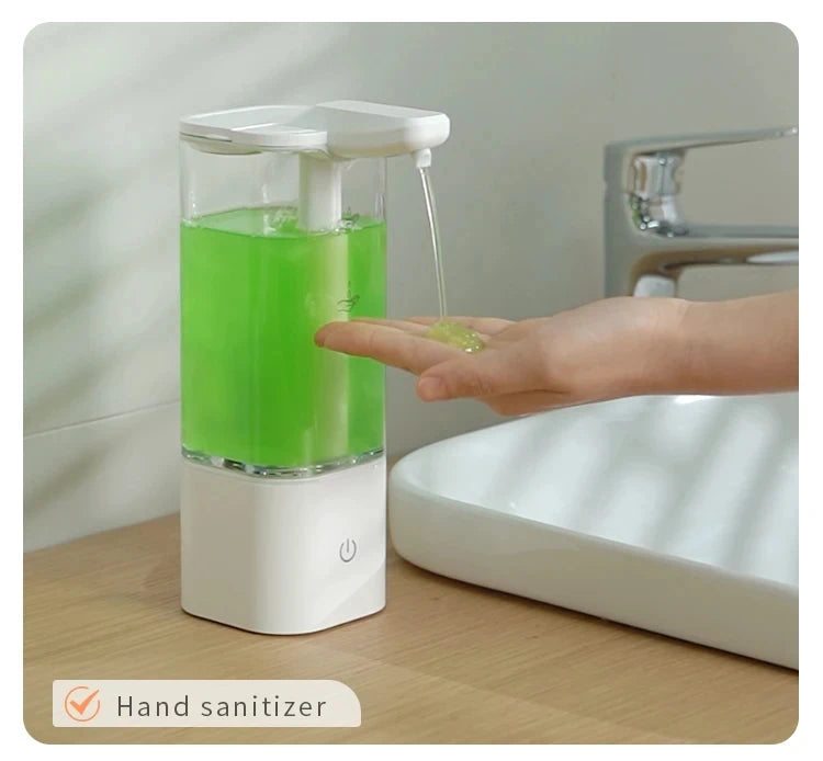 550ML Touchless Liquid Automatic Smart Sense Soap Dispenser Type-C Rechargeable/Battery Electric Hand Sanitizer Washing Machine