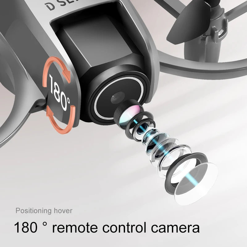 New D16 Mini Drone 8K HD Dual Camera Profesional 180° Electric Adjustable GPS Positioning Obstacle avoidance Bushless UA