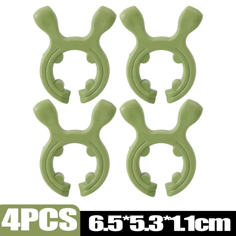 1/6pcs Silicone Spatula Holder Anti Scalding Overflow Pot Clips High Temperature Resistance Spoon Shovel Rack Kitchen Gadgets