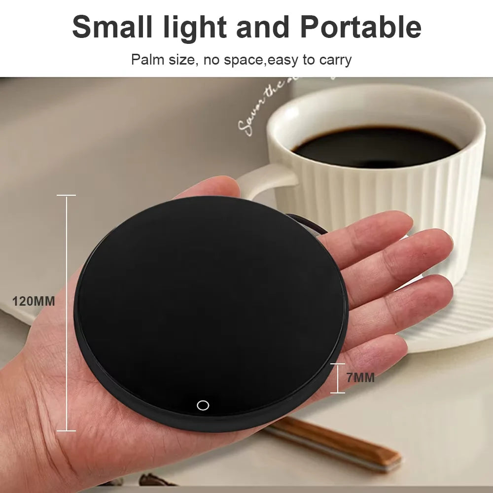 USB Heating Pad Coffee Cup Heater DC 5V Warmer Electic Milk Tea Water Thermostatic Coasters Cup Warmer For Home Office Desk 2024