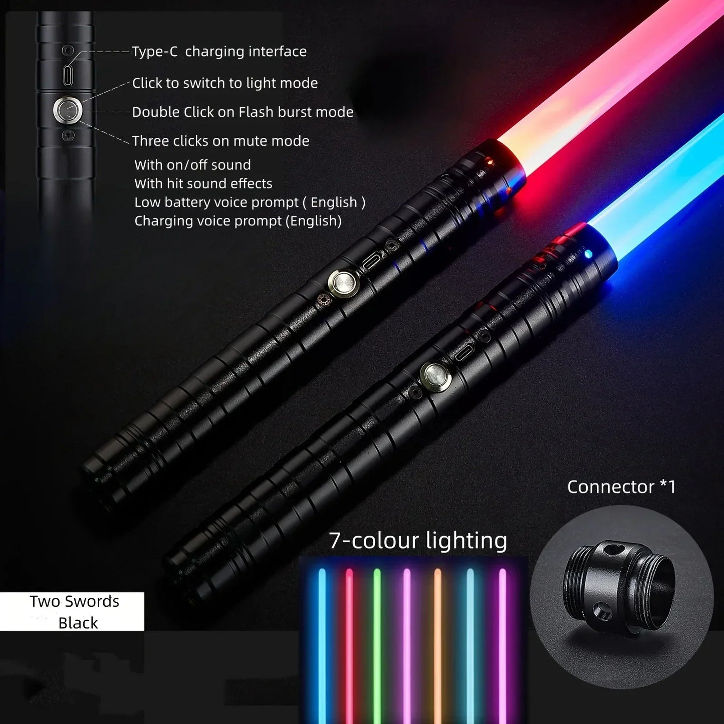 FF Lightsaber Laser Weapon Toys RGB Metal Light Saber Sword De Luz Kpop Lightstick Espada Rave Lightsaber Flashing Toy