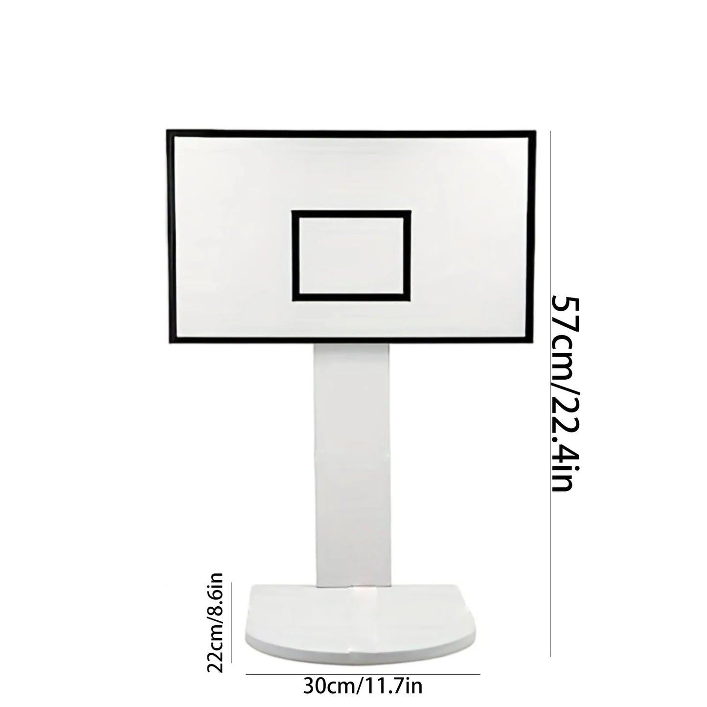 Creative Basketball Trash Basket Can Holder Trash Can Backboard Wooden Basketball Trash Can And Basketball Trash Can Holder