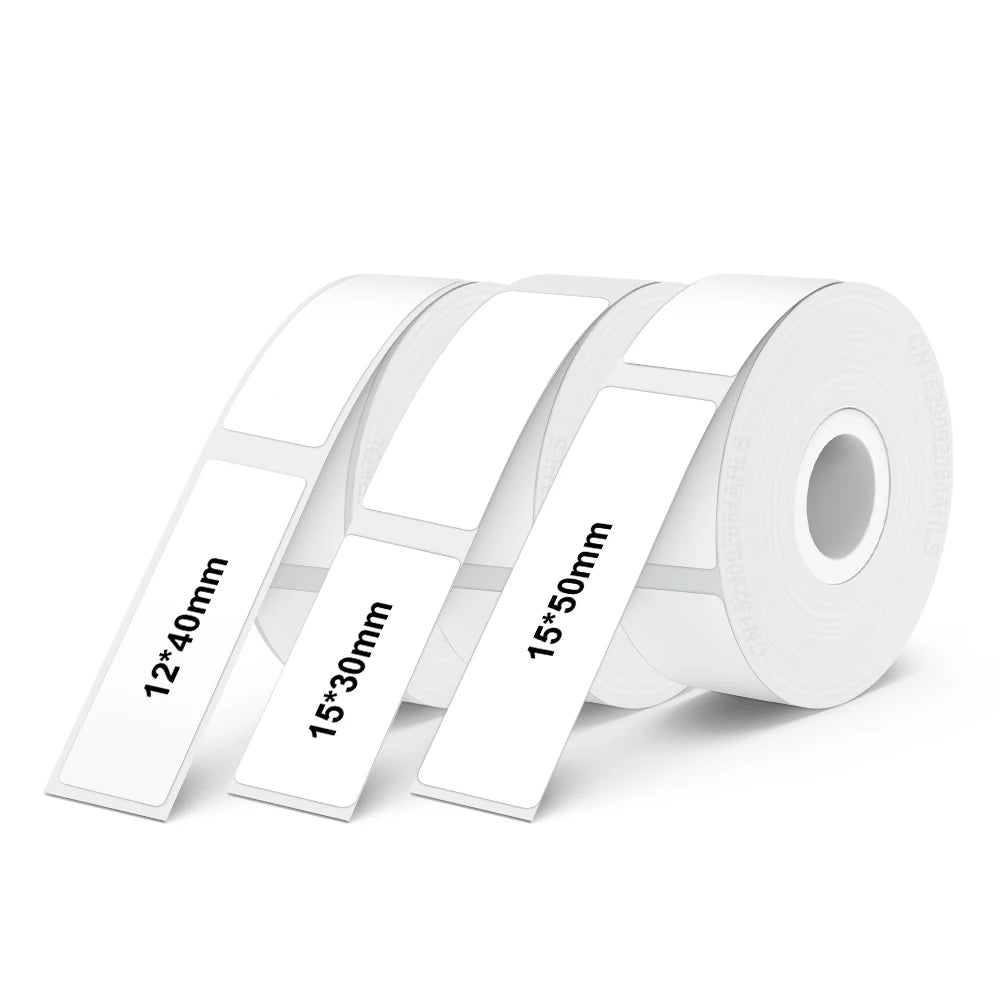 Mini Thermal Printer P15 Label Printer Portable Bluetooth Adhesive Sticker Labeller Inkless Labeling Machine with Thermal Paper