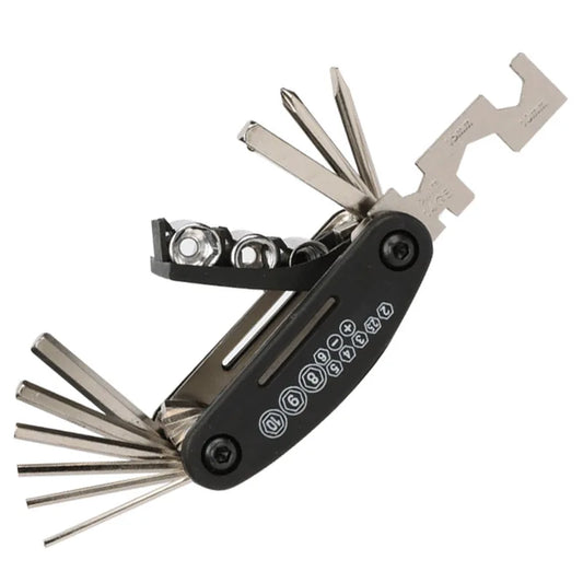 Multi Fuctional Tool 16 in 1 - Bike Tool Kit - Repair Kit for Bike, Mountainbike, E-Bike - Bicycle Mutli Set