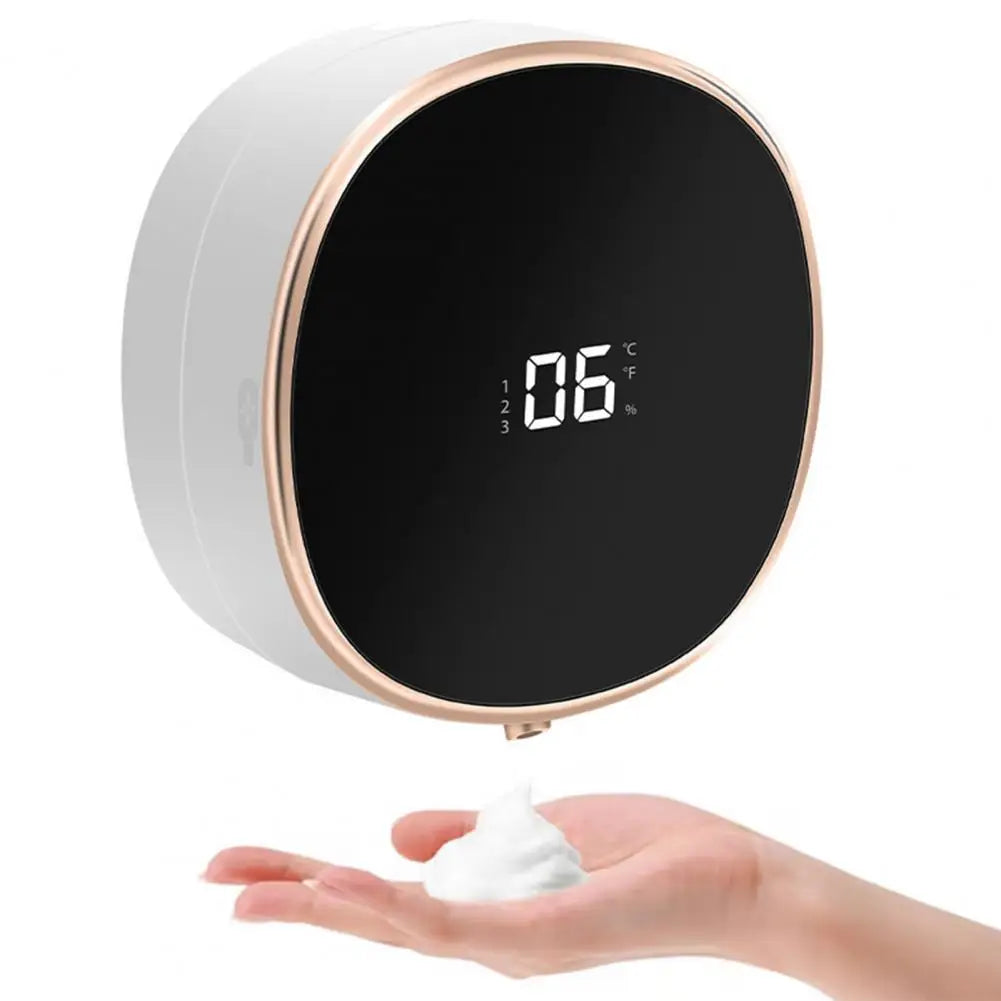 13.3*6cm Electric Touchless Soap Dispenser Wall Mount IPX5 Rechargeable Battery Operated High-tech Automatic Soap Dispensers