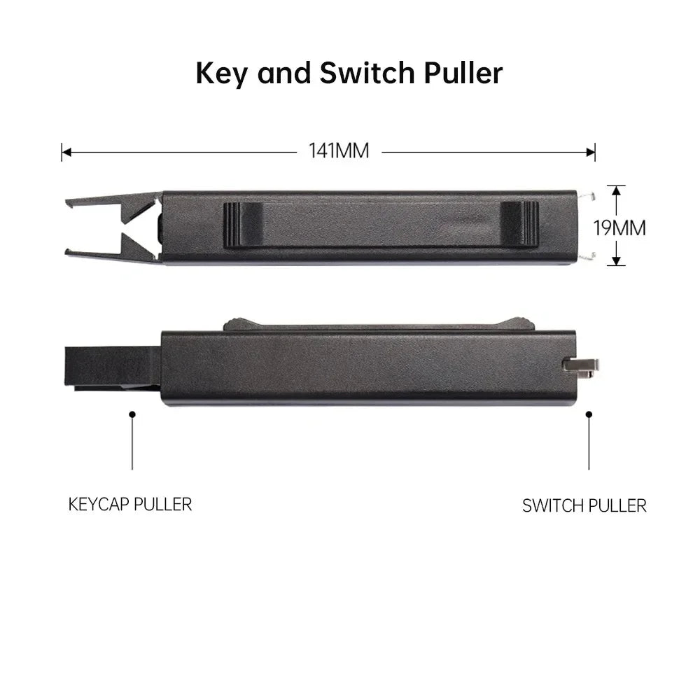 2 In 1 Switch Puller Keycap Puller Key Switch Keycap Puller for Mechanical Keyboard Gaming Keyboard Switches DIY Cleaning Tool