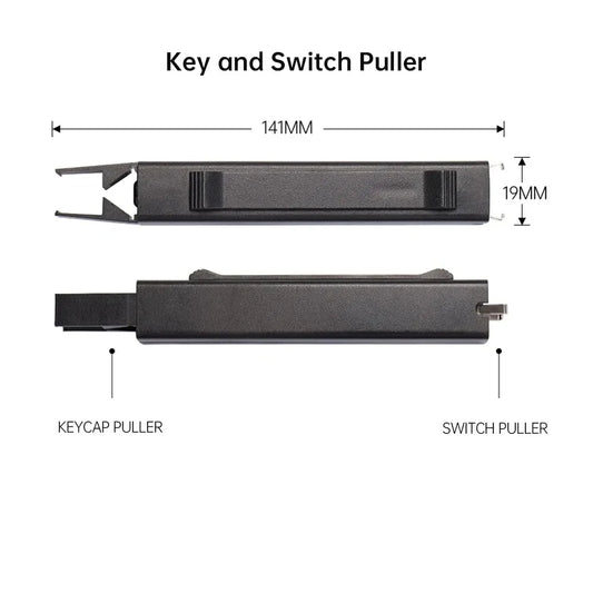 2 In 1 Switch Puller Keycap Puller Key Switch Keycap Puller for Mechanical Keyboard Gaming Keyboard Switches DIY Cleaning Tool
