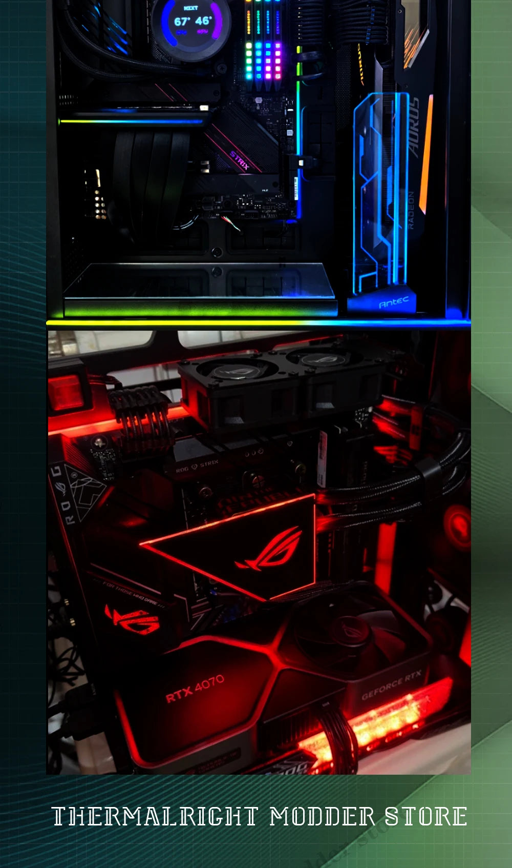 RGB Backplane Panel For Computer Motherboard Lighting, MB IO Decoration Luminous Atmosphere, 5V ARGB AURA, ATX / MATX