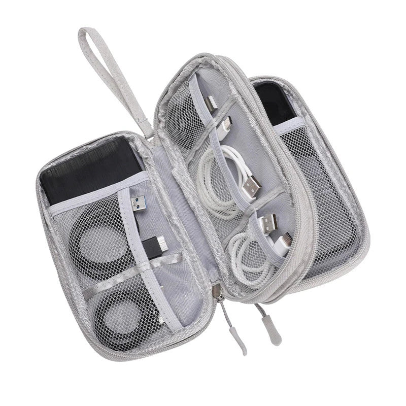 Portable Travel Portable Digital Product Storage Bag USB Data Cable Manager Earphones Mobile Power Storage Bag