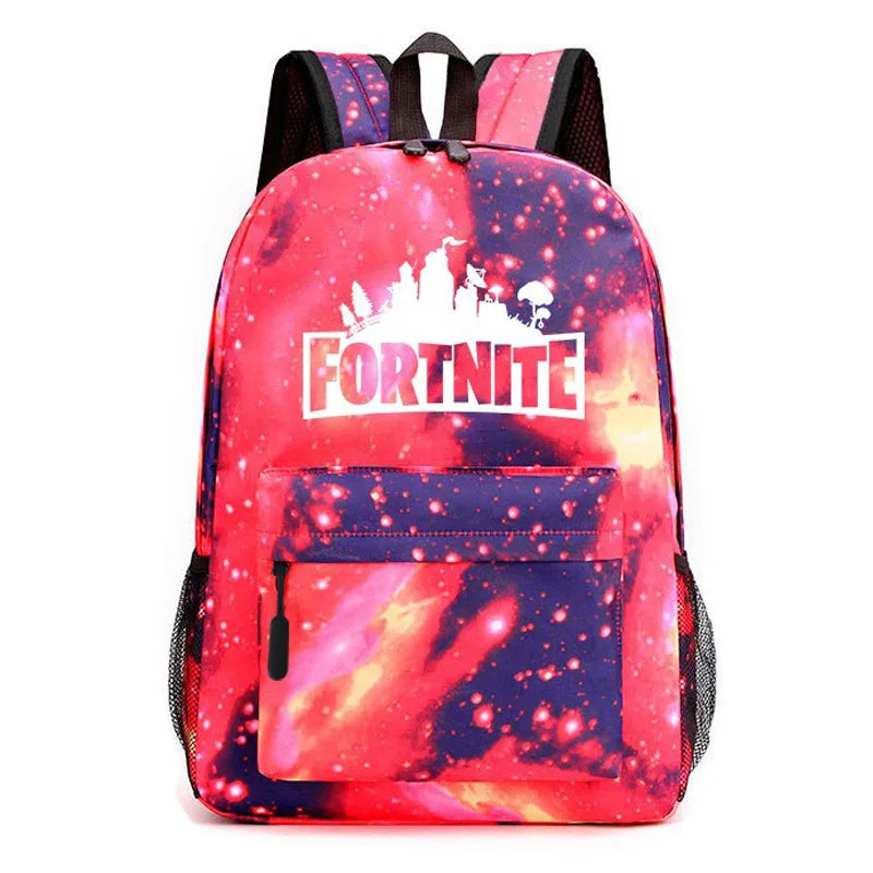 Game Fortnite Backpack for Boys Girls Light Weight Bag Anime Schoolbag Student Kawaii Backpack Back To School Supplies Gift