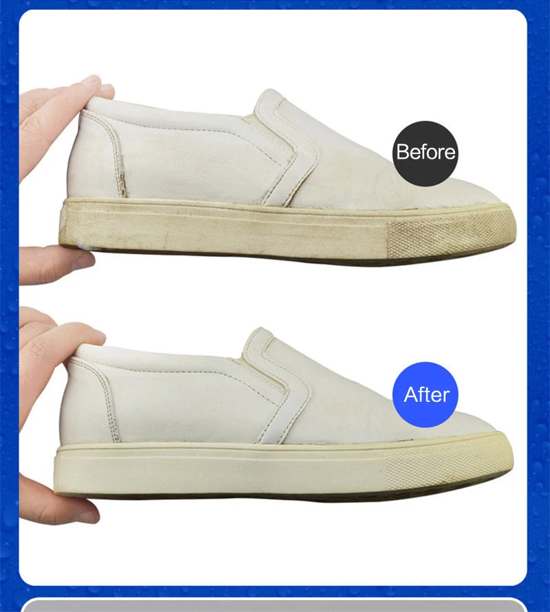 iawesome White Shoes Cleaner Polish Cleaning Tool For Casual Leather Shoe Sneakers Shoe Brushes Spong Supplies Magic Refreshed