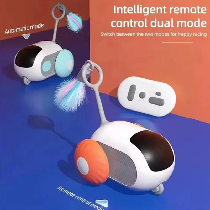 Pet Gravity Smart Run-about Car; Automatic Cat Toy Ball; Pet Electric Remote Control Car; Electric Cat Teaser Car.