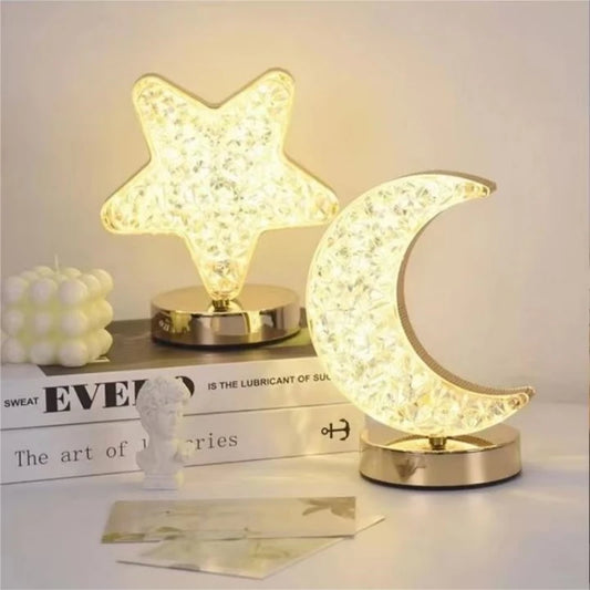 Bedroom Bedside Lamp with A Luxurious and High-end Feel, Internet Famous Decorative Atmosphere Lamp, Simple Charging Night Light