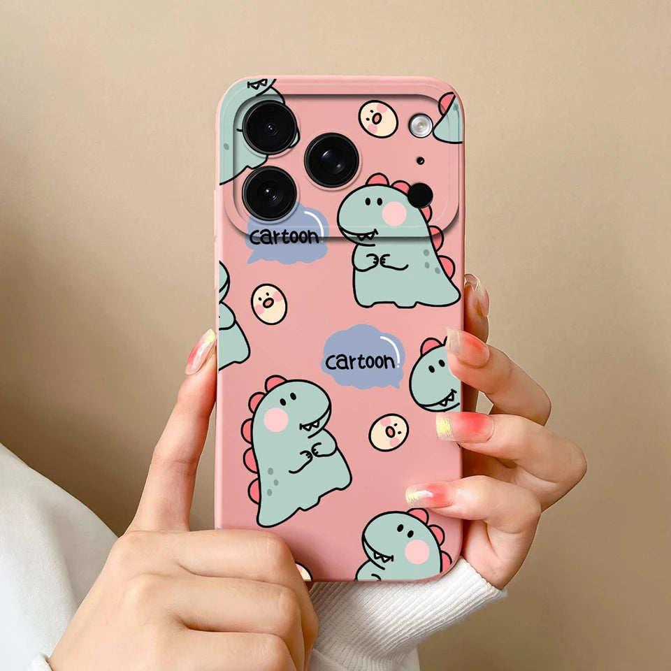 Case For iPhone17 17Air 17Pro 17ProMax Butterfly Love Heart Anti-fall Dustproof Trendy Housing For iPhone 17 Pro Max Funda Coque