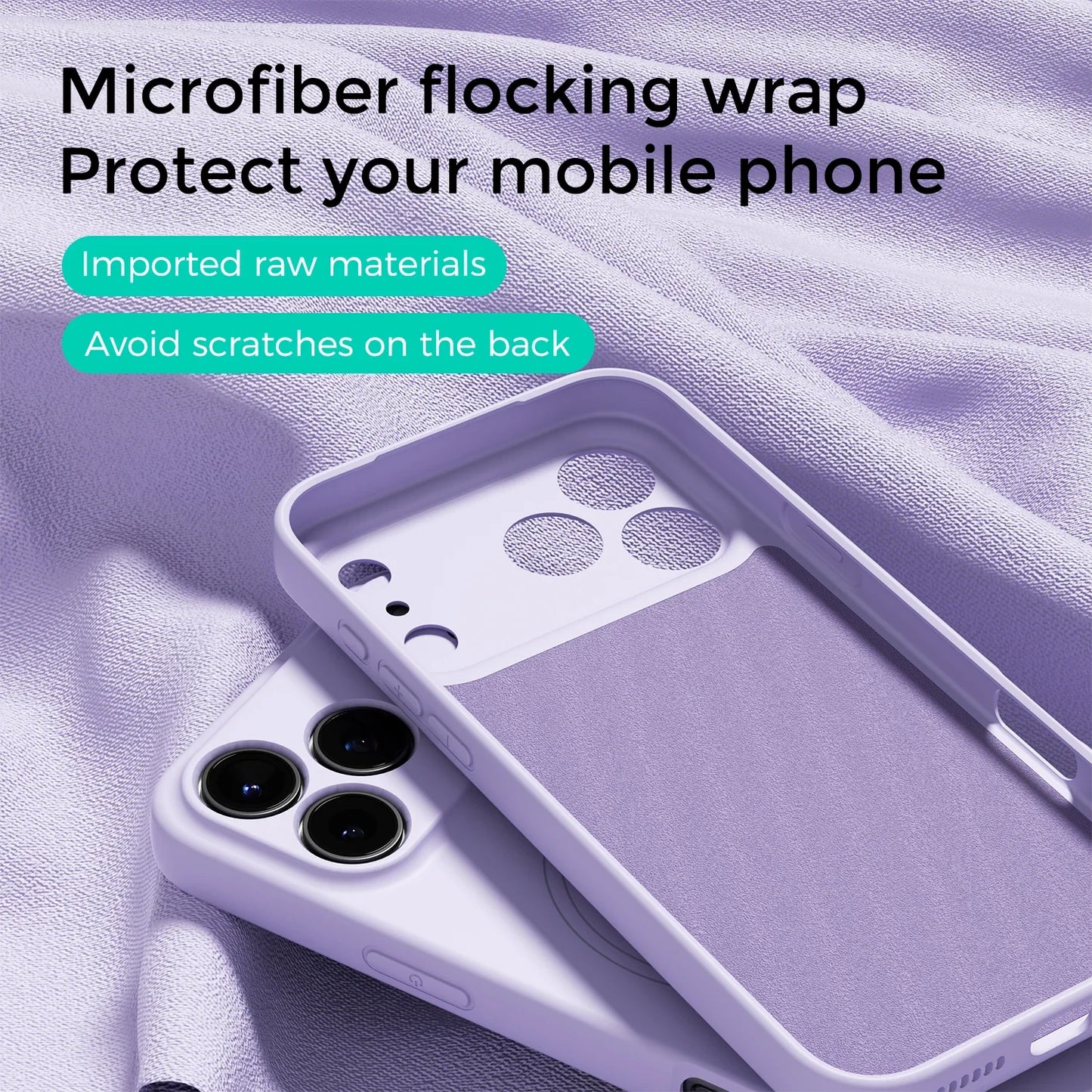 Magnetic for Magsafe Wireless Charge Liquid Silicon Case for iPhone 17 Pro Max 17Air 17Pro 17Pro Max Protective Shell Soft Cover