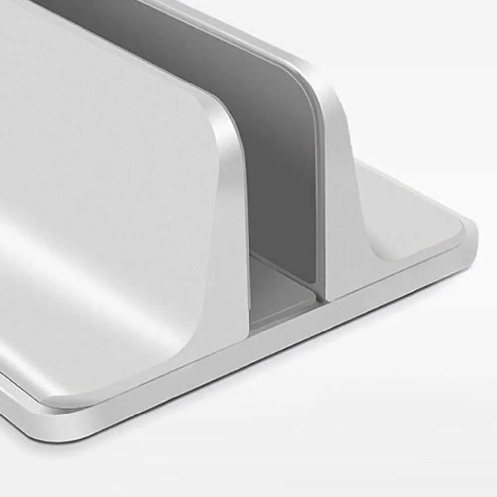 Space-Saving Vertical Laptop Stand Heat Dissipation Anti-slip Aluminum Laptops Holder Rust-proof Adjustable