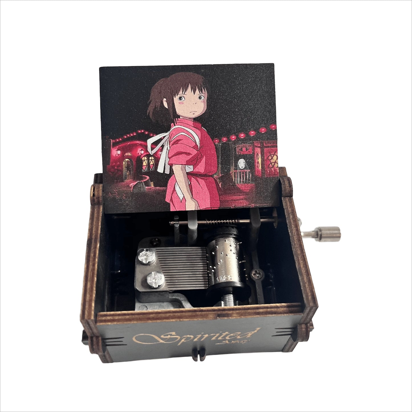 Hot Anime Wooden Carved Music Box Premium Home Decoration Ornament Gift for Christmas/Birthday/Valentine's Day Handmade Gift