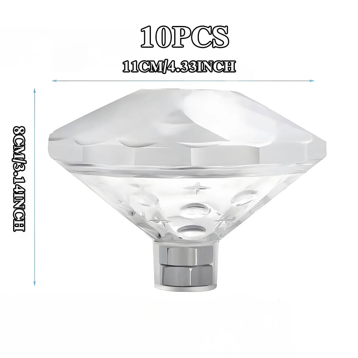 Floating Underwater Light RGB Submersible LED Disco Light Glow Show Swimming Pool Hot Tub Spa Lamp Bath Light