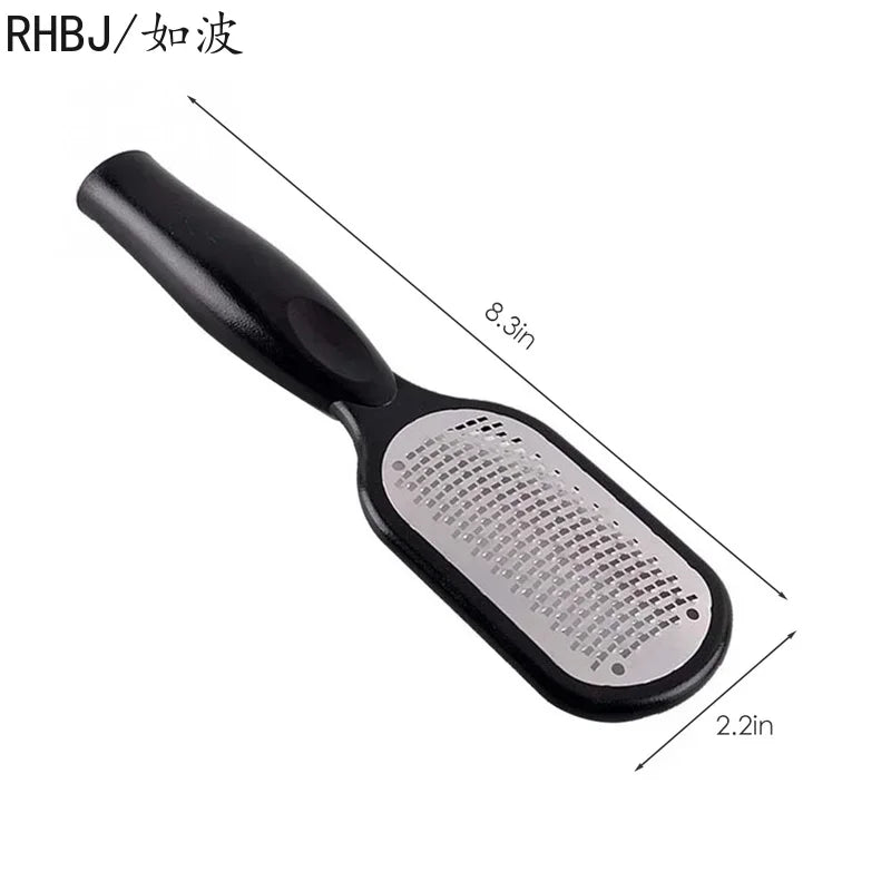 RHBJ 1Pcs Foot Scrubber File Rasp Spa Dead Skin Callus Remover Stainless Steel Grater Care Pedicure Tool Restore Feet Product