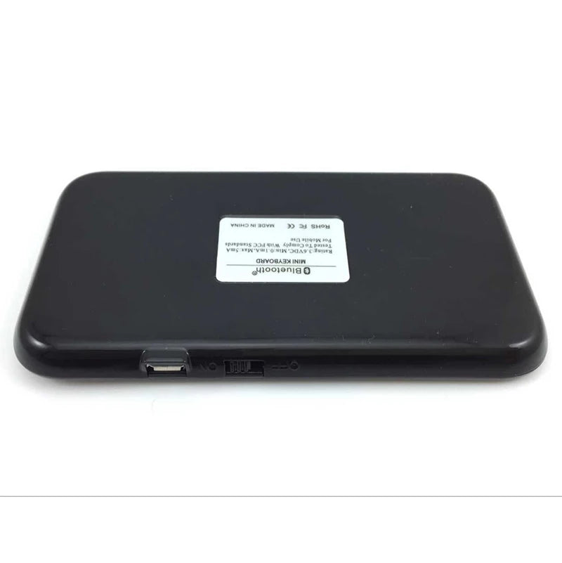 Portable Keyboard with Bluetooth Wireless Keyboard for SmartPhone Tablet Computer PC Laptop Notebook Mini Rechargeable Keyboard