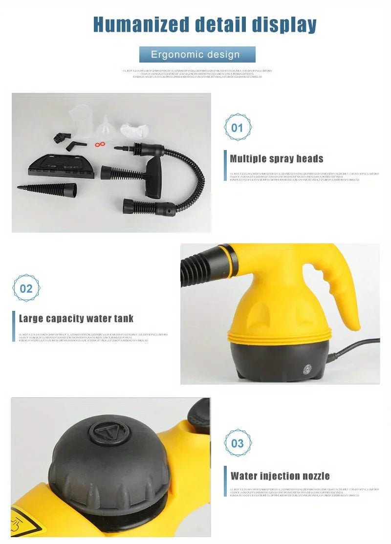Handheld steam cleaner high pressure Cleaning machine household air conditioner Kitchen Hood cleaner Portable car steam cleaner