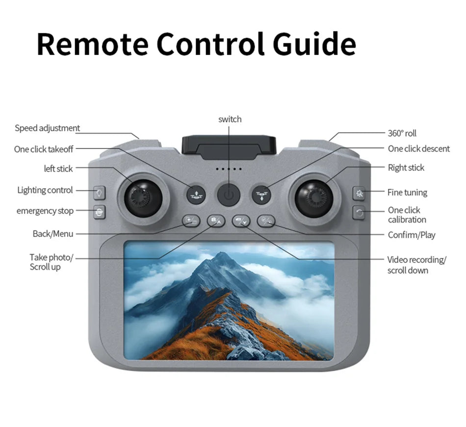 2026 New K100 MINI Drone 8K GPS Professional HD Aerial Photography Remote Control Aircraft HD Dual Camera Quadcopter child Gift
