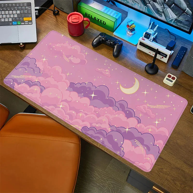 Mause Pad Skyscape Gaming Mat Anime Mouse Pad Desk Accessories Office Pc Gamer Diy Gaming Computer Mousepad Mats
