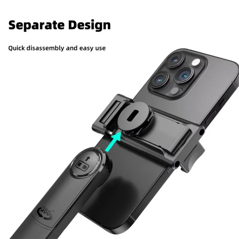 New upgrade Selfie Tripod Gimbal Stabilizer For Smartphone Bluetooth Remote Intelligent AI Follow-Up Anti Shake Pan Tilt