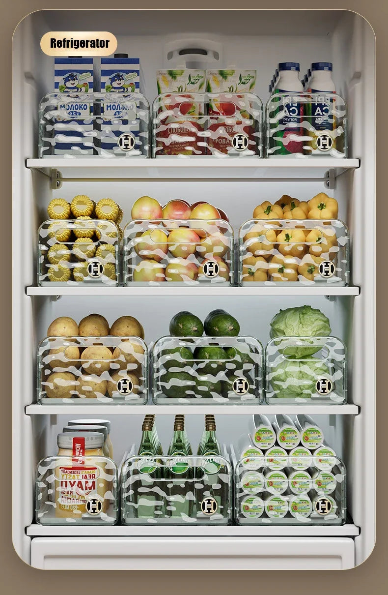 Kitchen Organizing Storage Box Simple Cabinet Retractable Storage Box Water Corrugated Drawer Desktop Snacks Grocery Storage Box