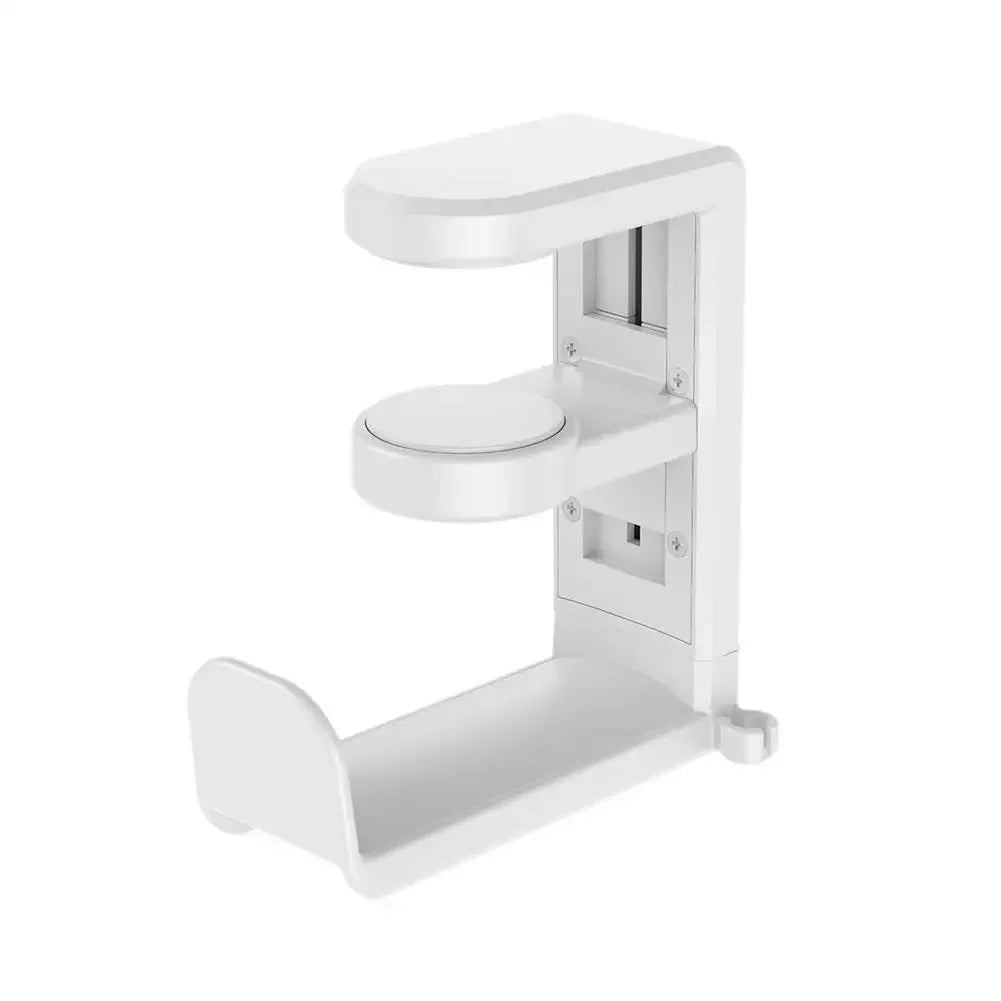 PC Gaming Headphone Stand Headset Hook Holder, Hanger Mount With Adjustable 360° Rotating Arm Clamp, Desk Mount Universal Bag