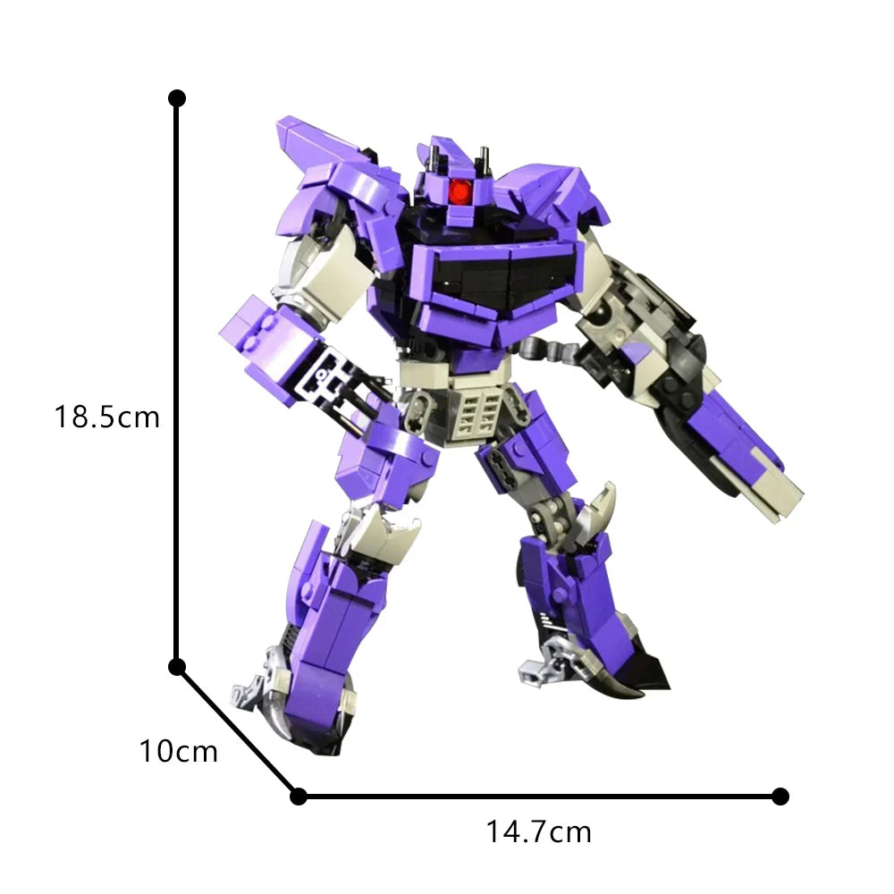 Moc Shapeshifting Robot Building Blocks - DIY Assembly Toy for Kids & Adults, Inspired by Autobots Movies