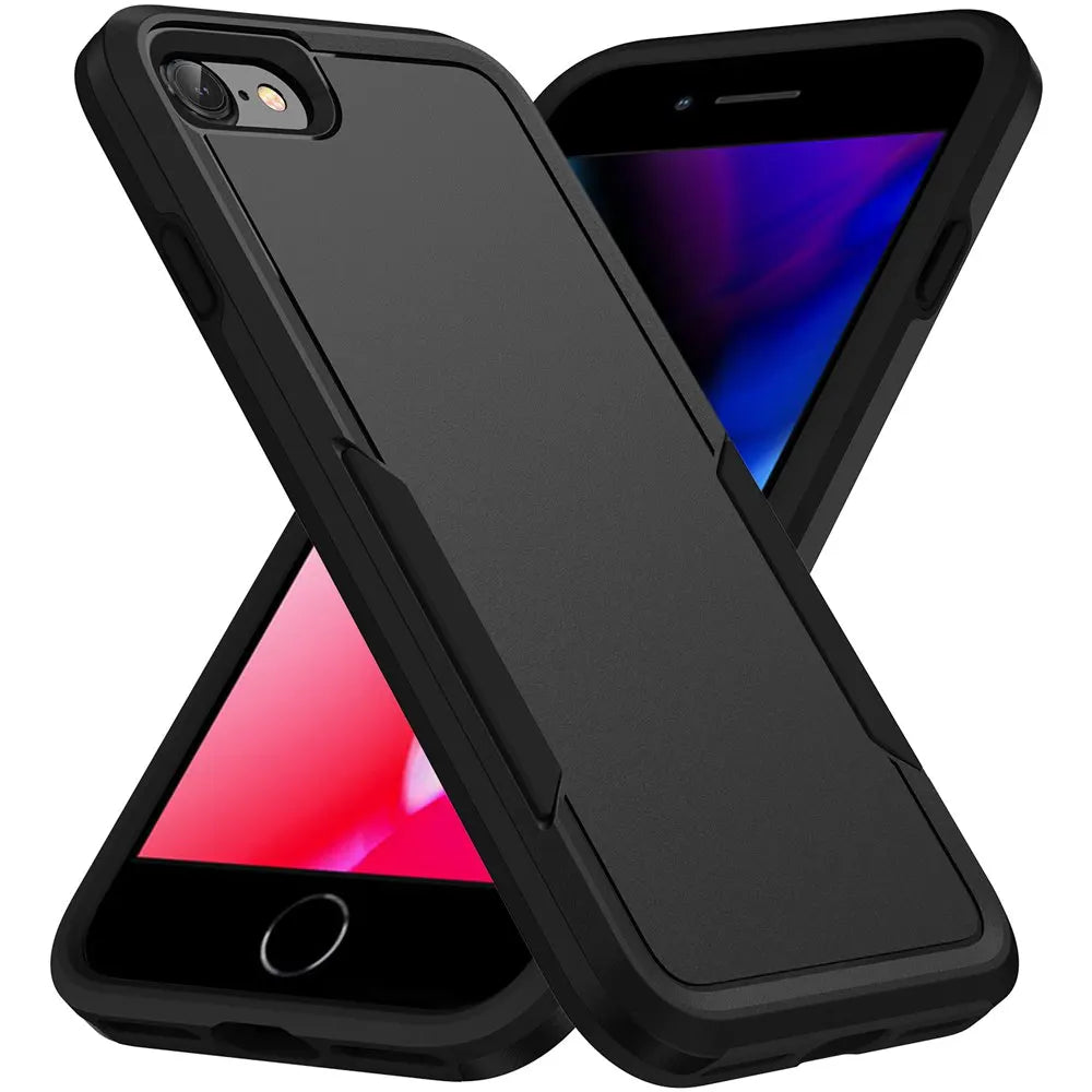 Fit iPhone SE 3 2022 Case Shockproof Hybrid Case Dual Layer Design Hard Cover For iPhone SE 2 2020/iPhone 6/6S/7/8 Plus Cases