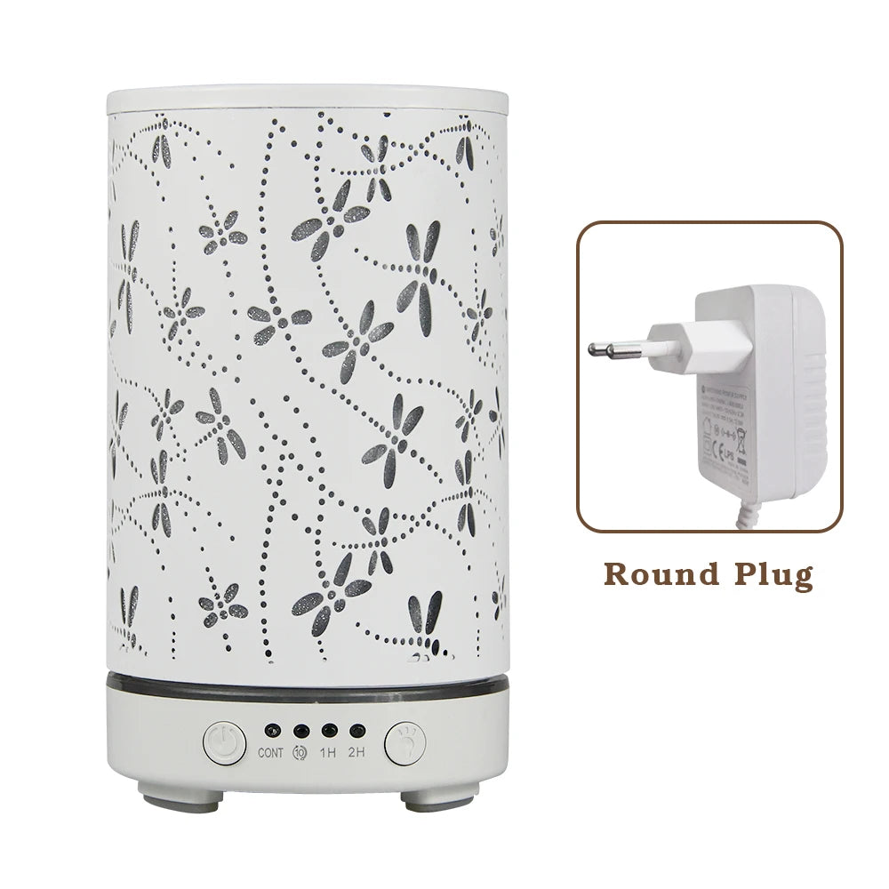Essential Oil Diffuser 100ML Aroma Diffuser Cool Mist Humidifiers Dragonfly Scent Diffuser with Auto Shut-Off Protection