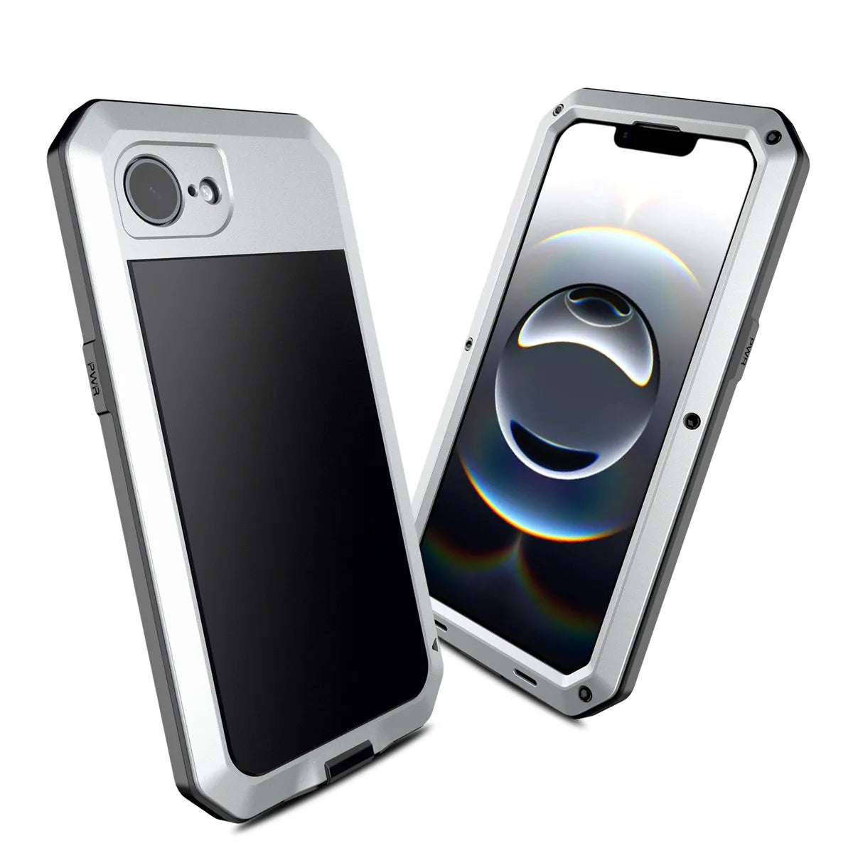 Tough Rugged Metal Shockproof Case for iPhone 17 16 15 14 13 12 11 Pro Max Plus XS XR X SE 2022 8 7 Heavy Duty Full Protective