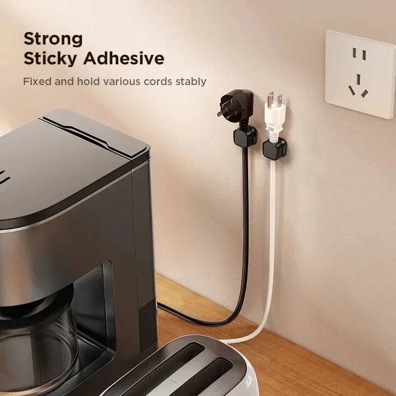 Magnetic Cable Clip Cable Holder Adhesive Wire Keeper Cord Cable Organizer for Home Office Under Desk Management
