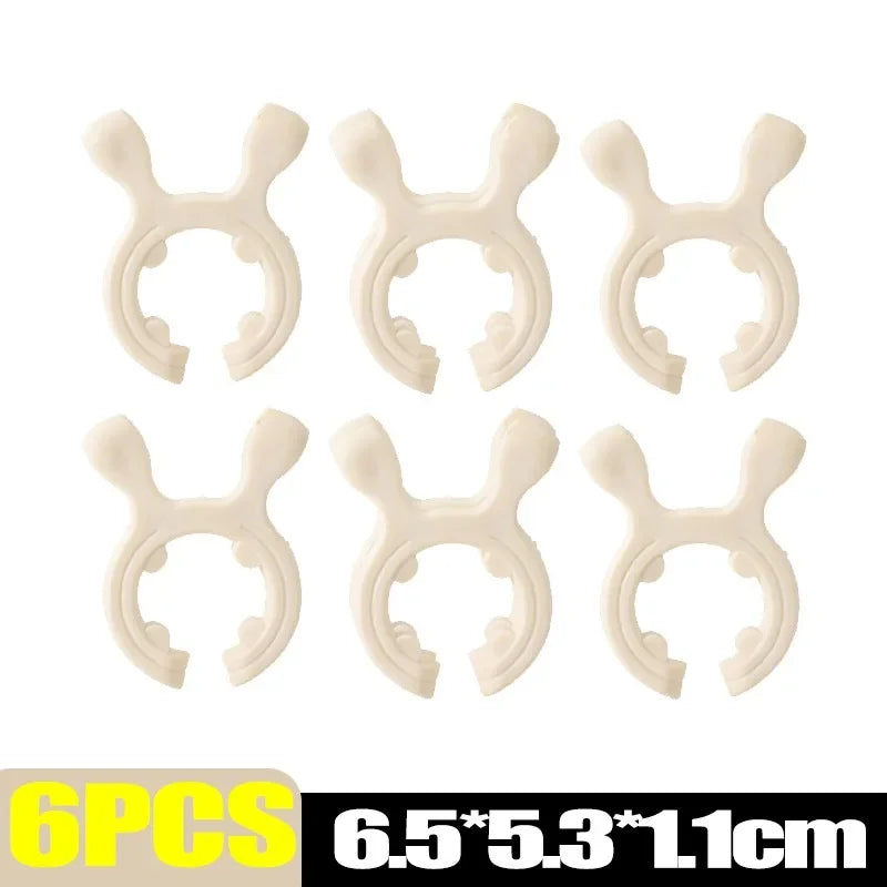 1/6pcs Silicone Spatula Holder Anti Scalding Overflow Pot Clips High Temperature Resistance Spoon Shovel Rack Kitchen Gadgets