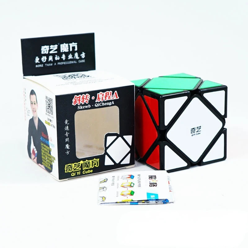 Qiyi 3x3x3 4x4x4 5x5x5 Professional Magic Cube Black Sticker Speed Cube Puzzle Learnning Cubo Magico Toys for Children Kid Gifts