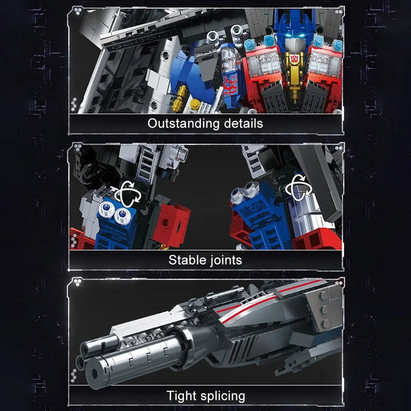 Cyber Mecha Model Building Blocks - Storm Freedom Ancestor Mechanical Robot Assembly Kit for Kids & Adults