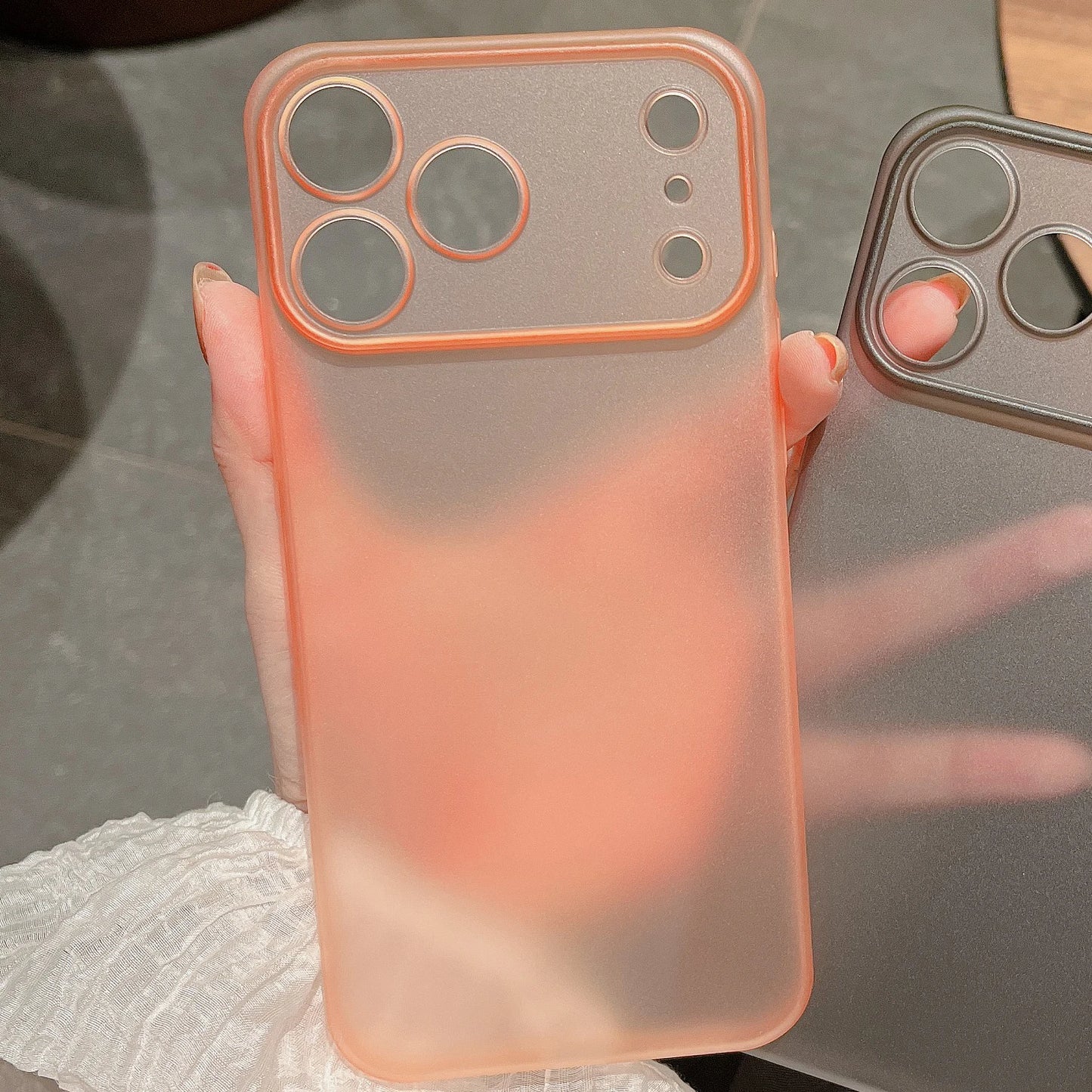 Luxury Ultra Thin PP Hard Case for iPhone 17 Air 17 Pro Max Clear Translucent Shockproof Slim Lens Protection Cover Case