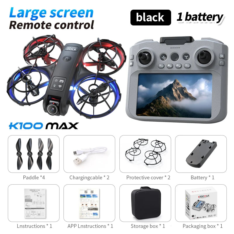 2026 New K100 MINI Drone 8K GPS Professional HD Aerial Photography Remote Control Aircraft HD Dual Camera Quadcopter child Gift