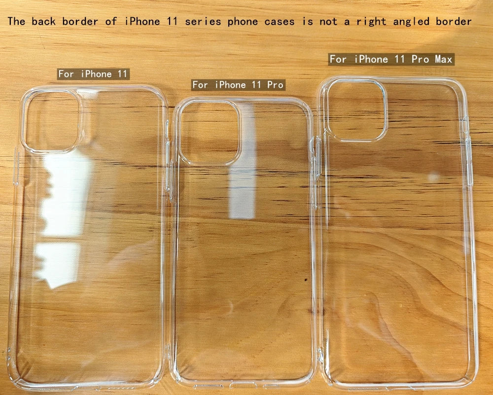 Ultra Clear PC Hard Case for iPhone 11 12 13 14 15 16 Pro X XR XS Max mini Plus Case Slim Transparent Protective Back Cover