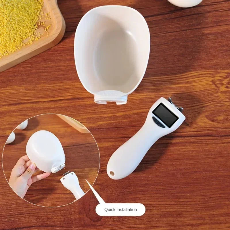 800g Bowl Shaped Food Scale High-precision Small Electronic Scale Kitchen Scale Gram Scale  Spoon Scale Electronic Spoon Scale