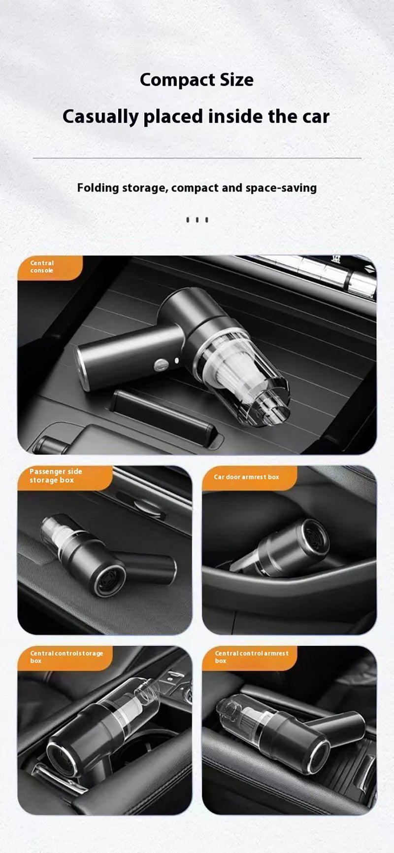 Wireless Mini Vacuum Cleaner Portable Dust Collector Dry And Wet Home Car Dual-Use Handheld Cleaning Appliances USB Charging