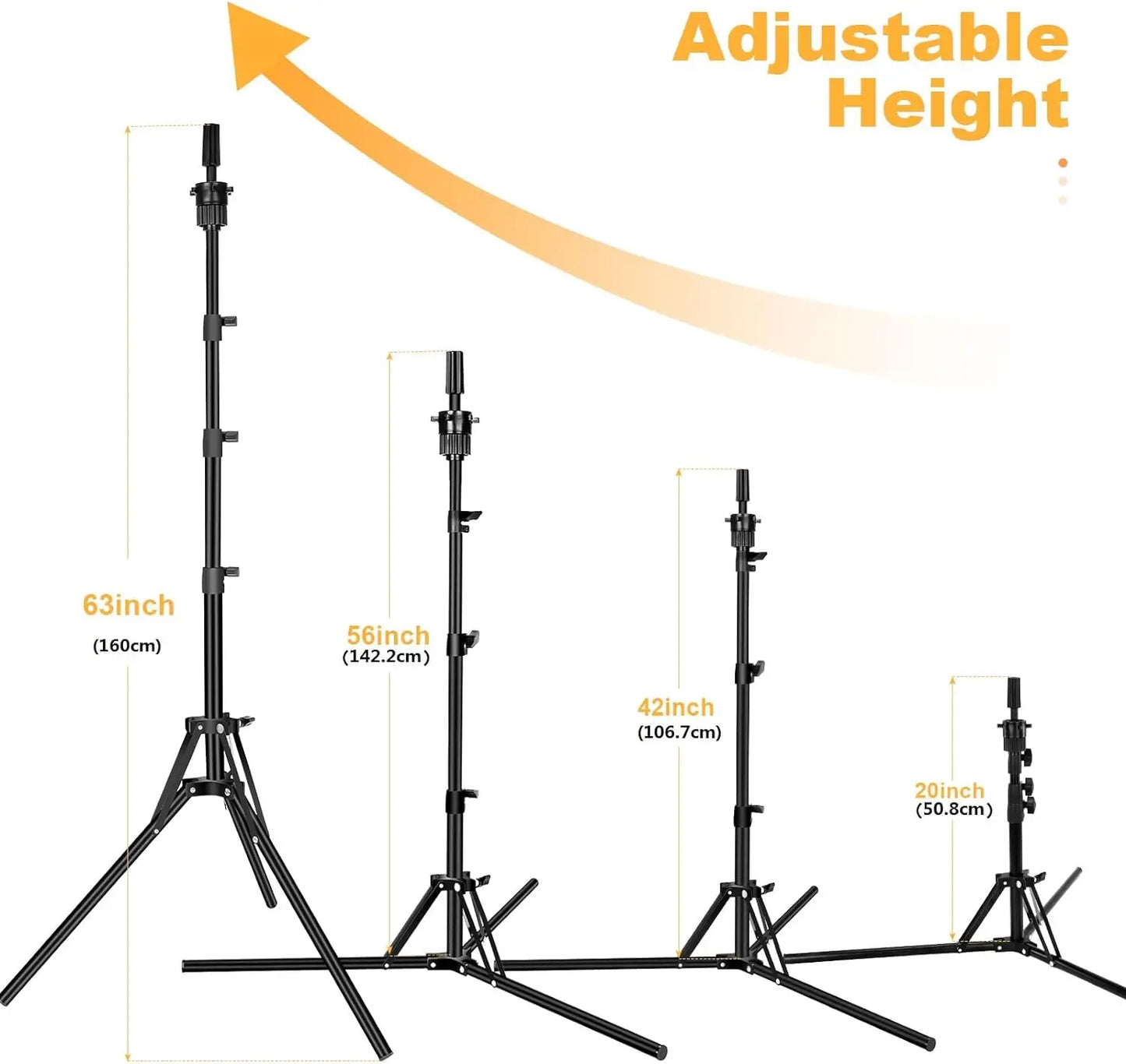 Mannequin Head Stand, Adjustable Wig Stand, Reinforced Metal Mannequin Head Stand for Cosmetology Hairdressing Training
