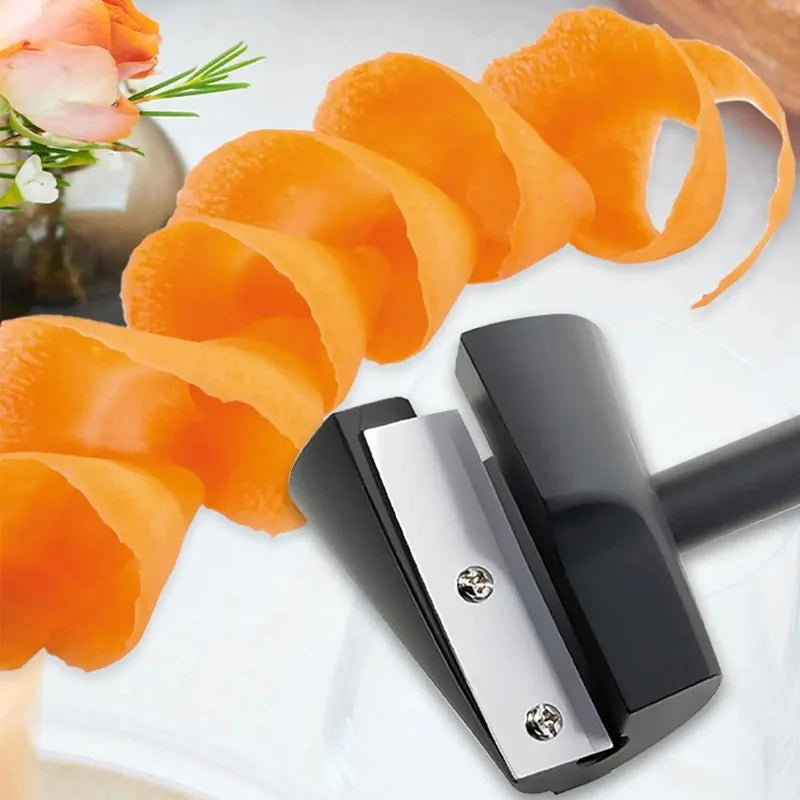 Potato Slicer Cutter Food Grater Fruit Vegetable Peeler Potato Sharpener Carrot Curler Salad Knife Sharpener Flower Tool Manual