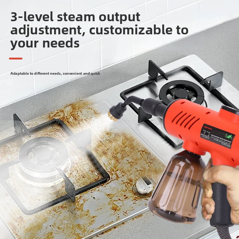Hand-Held Steam Cleaner, High-Temperature Sterilization And Decontamination, Multifunctional Household Portable Large Water Tank