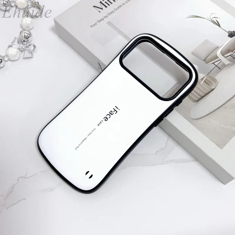 iFace Case For iPhone 17 Pro Max 17 Air 17Pro Classic Smooth Glossy Armor Shockproof Luxury Back Hard Plastic Silicone Cover